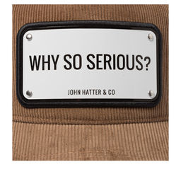 Бейсболка JOHN HATTER арт. 1-1076-U00 Why So Serious? (светло-коричневый)  фото 4