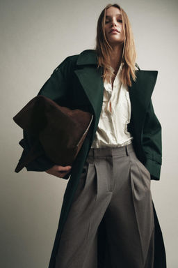 MAXI SUEDE TOTE BAG - Zara фото 2