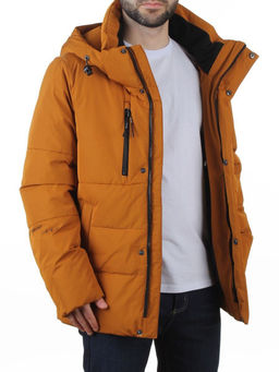 6593 LT. BROWN Куртка мужская зимняя (200 гр. холлофайбер)