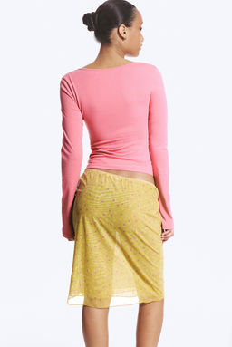 Top de punto entallado con cuello en V - H&m фото 6