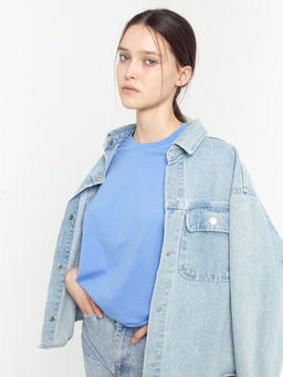 Футболка женская Mark Formelle из хлопка тихие воды  фото 3