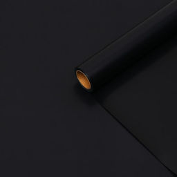 Пленка для цветов и букетов, чёрная, матовая, 58 см × 10 м