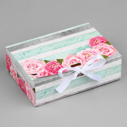 Складная коробка подарочная Тебе, 16.5 12.5 5 см