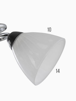 Люстра 12274/3CR, 3×40 Вт, E27, 50×50×23 см