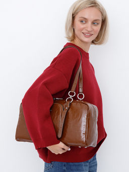 Сумка 51155SL brown Velina Fabbiana-Safenta