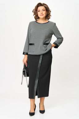 Костюм Michel Chic 1394 серый принт фото 5