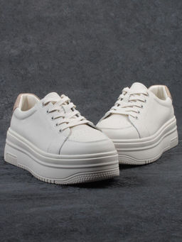 03-YC457-1 BEIGE Кроссовки женские (натуральная кожа)
