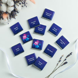 Набор 12 шоколадок С днём рождения! с шарами - 8 чудо фото 3