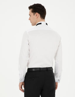 Beyaz Slim Fit Smokin G_mlek