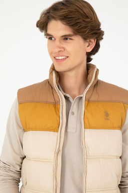 Мужской жилет верблюжьего цвета - U.s. polo assn фото 2