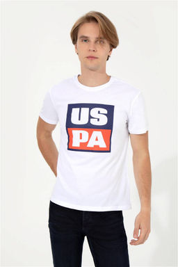 U. S. Polo Assn Мужская белая футболка с круглым вырезом - U.s. polo assn фото 9