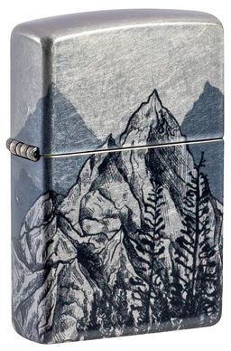 Зажигалка ZIPPO Набросок горы | Mountain Sketch 46280