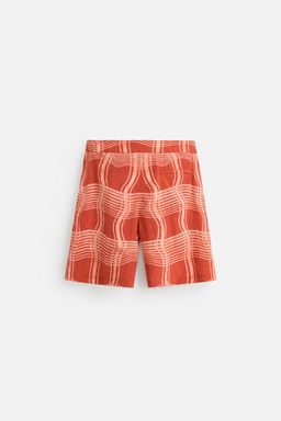 OTIS KWAME KYE QUAICOE PRINTED LONG SWIMMING TRUNKS - Zara фото 9