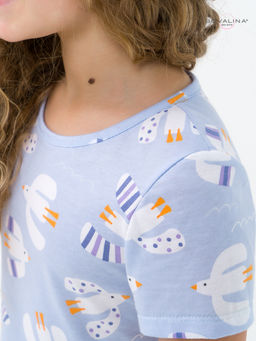 Платье Лето чайки на голубом ВБ - Sovalina фото 16