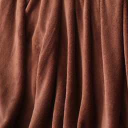 Плед «Этель», 180×200 см, корал-флис, коричневый