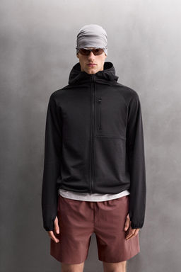 TECHNICAL COMBINED FLEECE HOODIE - Zara фото 13