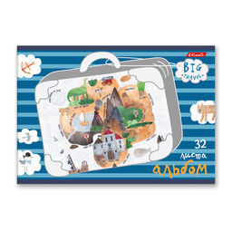 Светоч 32АЛСК4_2_3_9 Альбом для рисования, мат. ламинация, 100 г/м2 A4 29 х 20.5 см 32 л. 5 шт. на скобе 000215 Пиратский остров