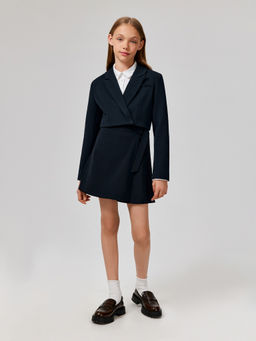 ACOOLA / Жакет детский для девочек Mikaela_jk темно-синий  фото 6