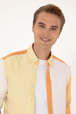 Erkek Turuncu Uzun Kollu G_mlek - U.s. polo assn фото 2