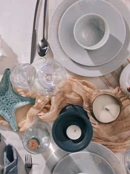 Салатник Magistro Willow, d=10.6 см, 270 мл, фарфор, голубой  фото 9