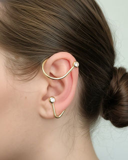 Серьги - кафф