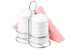 Набор д/специй 2 пр.10,7*8*12 см Витраж на металлической подставке