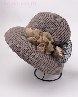 Ш55 роза Шляпа женская (56-58)