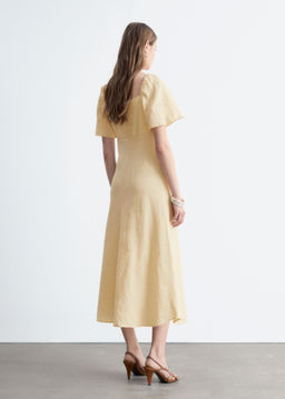 Vestido midi de lino - H&m фото 3