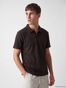 Polo Yaka Dokulu Erkek Ti??rt