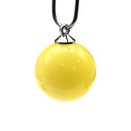 Кулон шарик из янтаря 8мм цв.молочный - Радуга камня фото 6