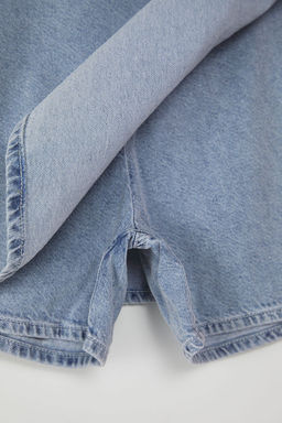 TRENDYOLMILLA Mavi Kruvaze Baglama Detayl? Denim Sort Etek TWOSS25SR00111  фото 8