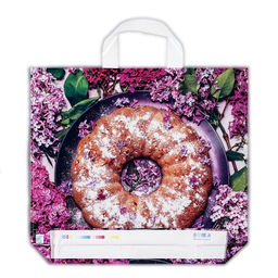 Цена за 50 шт. Пакет «Сладкий аромат», полиэтиленовый с петлевой ручкой, 37×34 см, 70 мкм