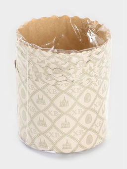 Цена за 3 шт. Формы для выпечки кулича бумажные Жемчуг.ХВ, одноразовые, набор 10 шт., 7?6 см, бежевые