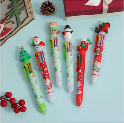 Рождественские шариковые ручки 6в1 - 1000 деталей фото 4