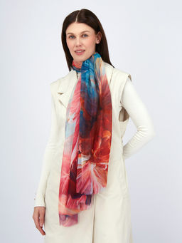 Палантин с рисунком в стиле арт-деко