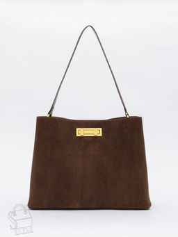 Сумка женская кожаная 1087MF khaki Polina&Eiterou