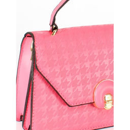 Сумка женская искусственная кожа Ch&K-1069, 1отд, плечевой ремень, розовый SALE 255051 - Adelia фото 4