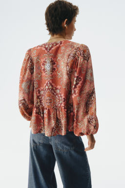 Blusa con peplum - H&m фото 3