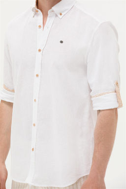 U. S. Polo Assn Мужская рубашка светло-коричневого цвета с длинным рукавом Неожиданная скидка в корзине - U.s. polo assn фото 7