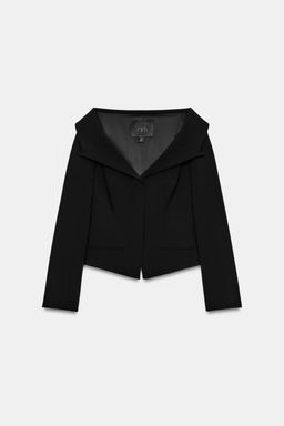 BLAZER ENTALLADA ZW COLLECTION / Negro - Zara фото 5