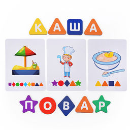 Настольная игра "Составляйка. Детский Сад" 25 карточек