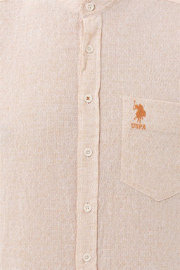 U. S. Polo Assn Мужская оранжевая рубашка с длинным рукавом - U.s. polo assn фото 13