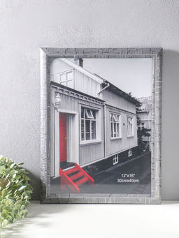 Фоторамка пластик 30х40 см "Моррис" тёмно-серый 46х36х2 см