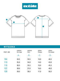 ACOOLA / Футболка детская для мальчиков Ansonia голубой  фото 6