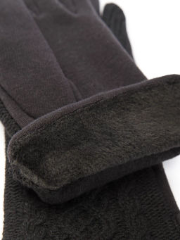 Перчатки жен Labbra LB-CP-120 black  фото 3