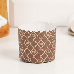 Цена за 20 шт. Форма бумажная для кекса, маффинов и кулича ХВ новая 70 x 60 мм