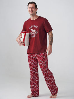 Пижама 100% хлопок мужская Лошадка - Оптима фото 10