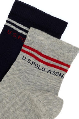 Erkek _ocuk 2li Patik _orap Sepette S_rpriz _ndirim - U.s. polo assn фото 2