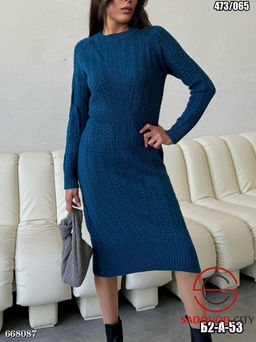 Платье женское осеннее вязанное - Bruno фото 2