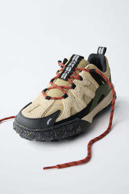 ZAPATILLA DEPORTIVA T?CNICA MULTIPIEZAS / Marr?n Arena - Zara фото 3